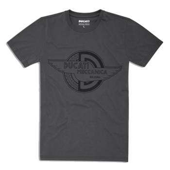 T-Shirt Logo Meccanica grau